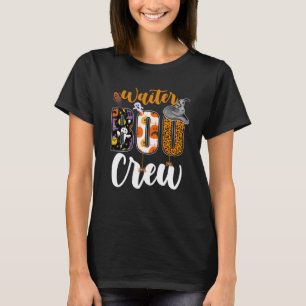 Waiter Boo Crew Ghost Funny Halloween Matching T-shirt