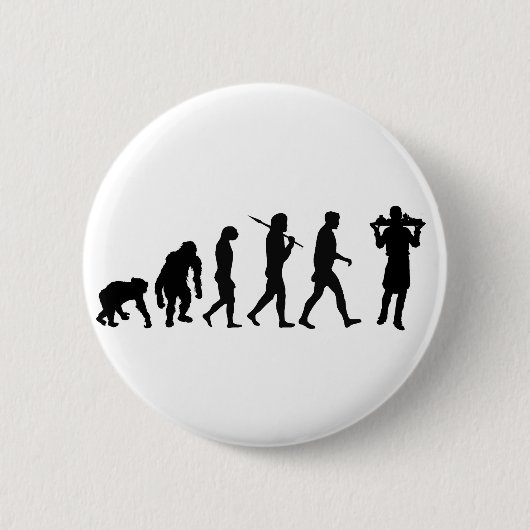 Waiter Caterer Chef Cooks Voedingsliefhebbers cade Ronde Button 5,7 Cm (Voorkant)