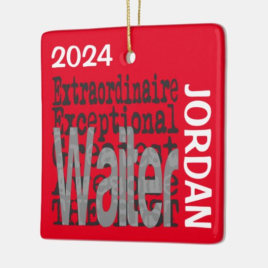 Waiter Extraordinaire CUSTOM Keramisch Ornament (Links)