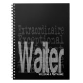 Waiter Extraordinaire CUSTOM Notitieboek (Voorkant)