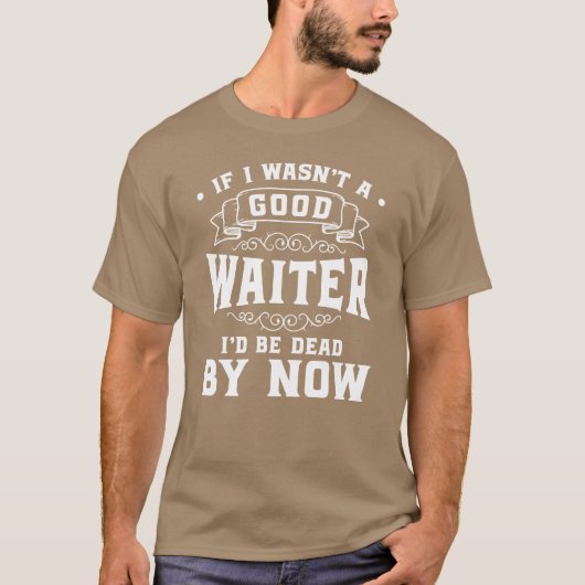 Waiter Food Party boy T-shirt (Voorkant)
