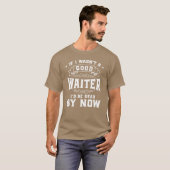 Waiter Food Party boy T-shirt (Voorkant volledig)