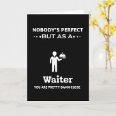 Waiter Kaart (Gele Bloem)
