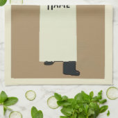 Waiter serving wine theedoek (Gevouwen)