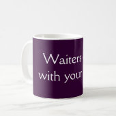 Waiters doen het koffiemok (Voorkant links)