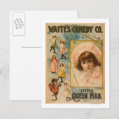 Waite's Comedy Co. Little Queen Mab Play Briefkaart (Voorkant / Achterkant)
