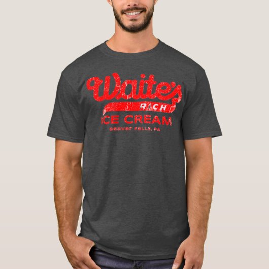 Waite's Ice Cream - Beaver Herfsten, PA T-shirt (Voorkant)