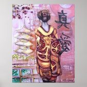 Waiting for her True Love - Geisha Print (Voorkant)