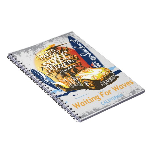 waiting for waves notitieboek (Rechterzijde)