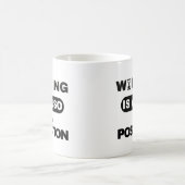 Waiting Is Also A Position — Trader Mug Design Koffiemok (Center)