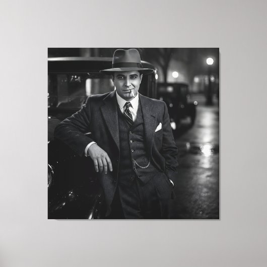 Waiting..., jaren '20 door Natasha Us Canvas Afdruk (Voorkant)