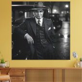 Waiting..., jaren '20 door Natasha Us Canvas Afdruk (Insitu (Woonkamer))