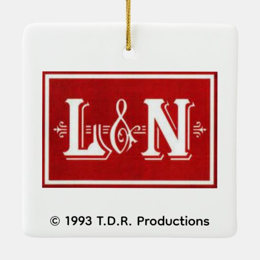 "Waiting on 33" by Tom Rock Keramisch Ornament (Achterkant)