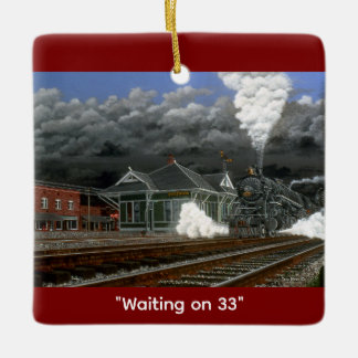 "Waiting on 33" van Tom Rock Keramisch Ornament