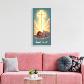 Waiting on the Lord  Canvas Afdruk (Insitu (Woonkamer))