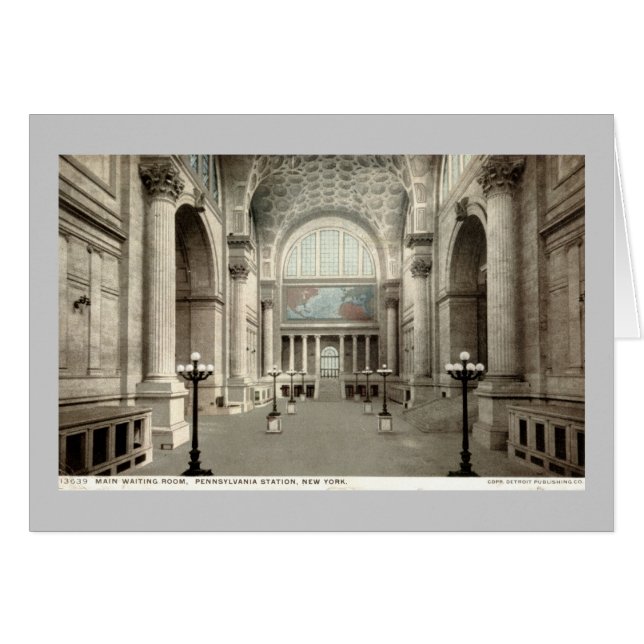 Waiting Room, Pennsylvania Station NY 1913  (Voorkant Horizontaal)
