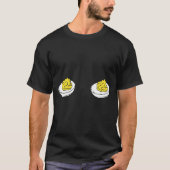 Waiting To Stuff My Face Deviled Eggs Couple Thank T-shirt (Voorkant)