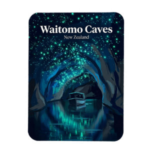 Waitomo Glowworm Grotte Nieuw-Zeeland Magneet