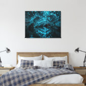Waitomo Glowworm-sterrenstelsel - Bioluminescente Canvas Afdruk (Insitu (Slaapkamer))