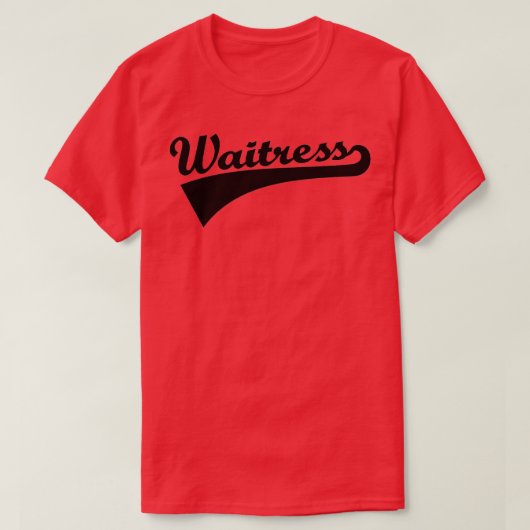 Waitress 11 t-shirt (Design voorkant)