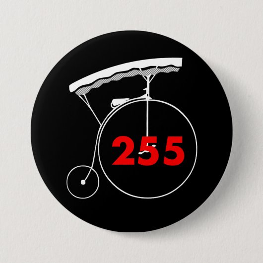 Waitress 255 ronde button 7,6 cm (Voorkant)