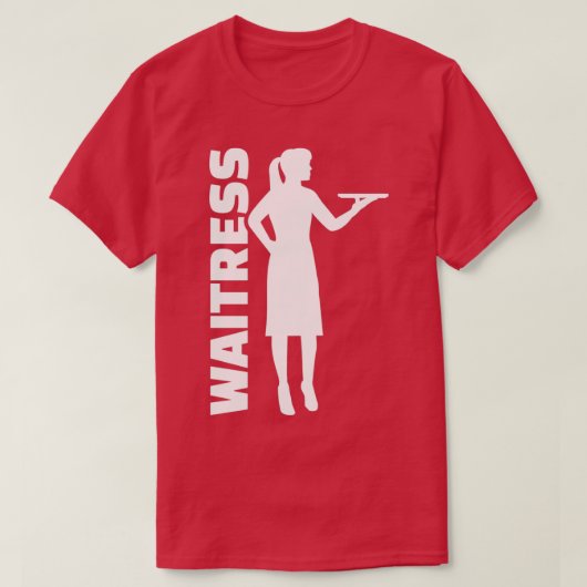 Waitress 5 t-shirt (Design voorkant)