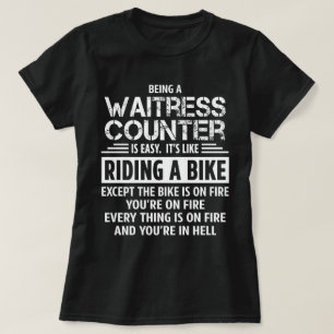 Waitress Counter T-shirt
