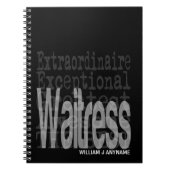 Waitress Extraordinaire CUSTOM Notitieboek (Voorkant)