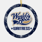 Waitress Gift Ornament (Voorkant)