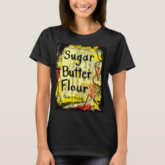 Waitress Music Art zangeres Bareilles bakken bakke T-shirt