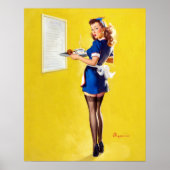 Waitress omhoog poster (Voorkant)