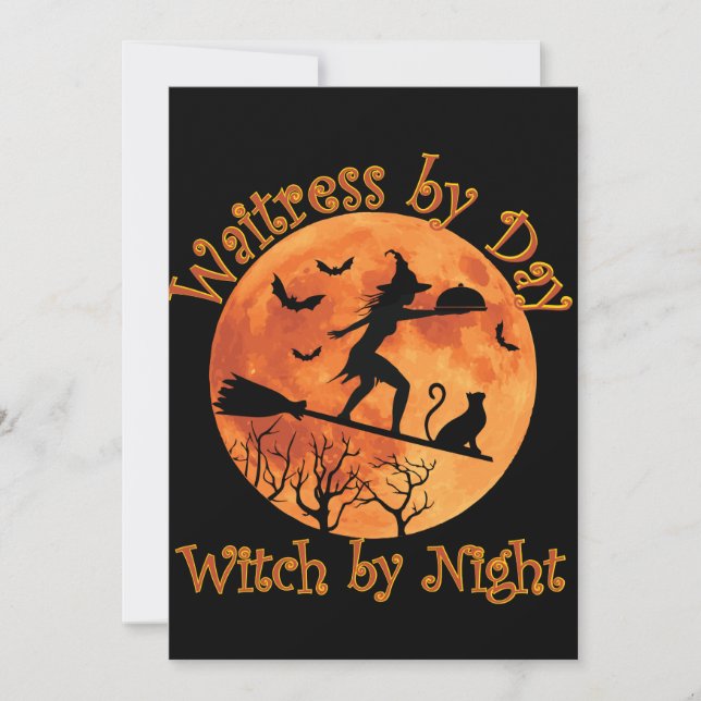 Waitress tegen dag-heks bij nacht (Voorkant)
