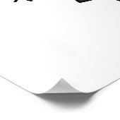 Waitress-tekentafel Poster (Hoek)