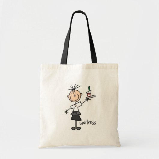 Waitress-tekentafel Tote Bag (Voorkant)