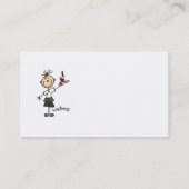 Waitress-tekentafel Visitekaartje (Achterkant)