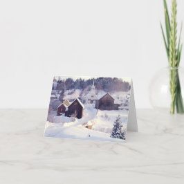 Waits River Vermont Note Kaart