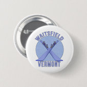 Waitsfield, Vermont Ronde Button 5,7 Cm (Voorkant /achterkant)