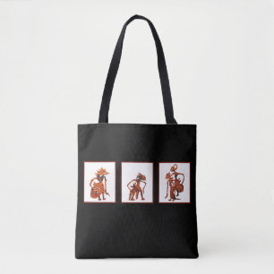 Wajang in Batik Tote Bag