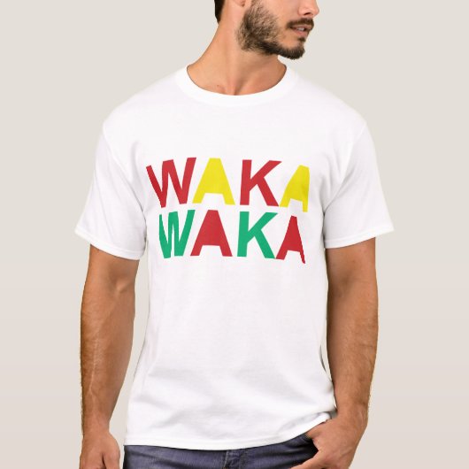 Waka-waka deze keer voor Afrika T-shirt (Voorkant)