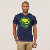 Waka waka Green Mane Yellow Lion Shirt (Voorkant volledig)