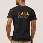 Waka waka Lion Hoofd deze keer voor Afrika T-shirt (Achterkant)