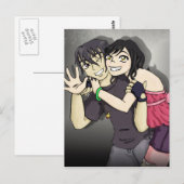 Wakaba en Arai Briefkaart (Voorkant / Achterkant)