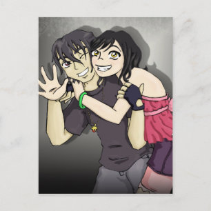 Wakaba en Arai Briefkaart