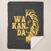 WAKANDA: King By Nature | Sherpa Blanket Sherpa Deken (Voorkant)