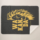 WAKANDA: King By Nature | Sherpa Blanket Sherpa Deken (Voorkant (horizontaal))