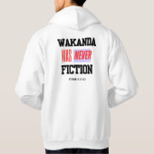 WAKANDA Was Never Fiction | Adult Pullover Hoodie (Achterkant)