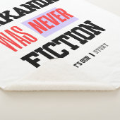 WAKANDA Was Never Fiction | Sherpa Blanket Sherpa Deken (3/4)