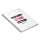 WAKANDA Was Never Fiction |  Spiral Photo Notebook Notitieboek (Rechterzijde)