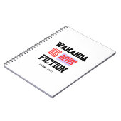 WAKANDA Was Never Fiction |  Spiral Photo Notebook Notitieboek (Linkerzijde)