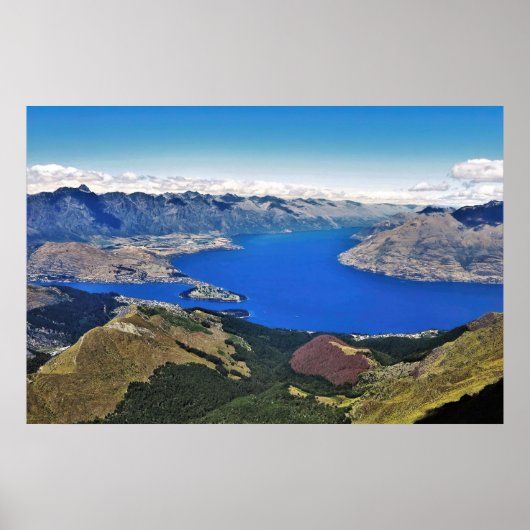 Wakatipu uit Ben Lomond Poster (Voorkant)